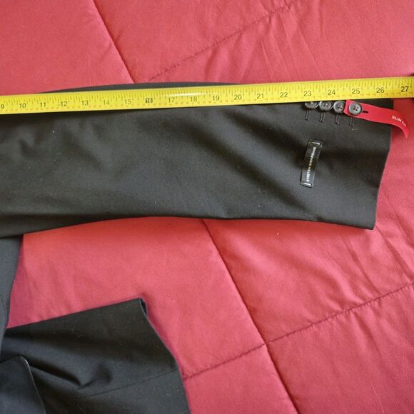 J Ferrar Black Super Slim Fit Blazer 46R NWT Stretch 2 Button Suit Jacket - Picture 16 of 16